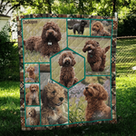 cockapoo thinking about boy quilt blanket dhc31121729td d2447084