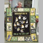 cockatiel bird o quilt lt d2488832