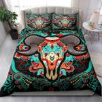 coloful mexico deer skull printed bedding set bedroom decor d2128664