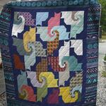 colorful cat quilt d2484185