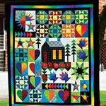 colorful house hur quilt vf d2487161