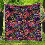 colorful leaf tropical cl17100197mdq quilt blanket d2478311