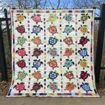 colorful turtle dtc2410149 quilt blanket d2445784