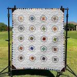 compass rose dhccna0909 quilt blanket d2412171