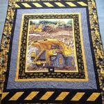 construction truck cla0710263q quilt blanket d2480103
