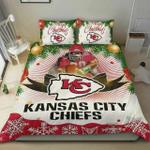 cool gift store xmas kansas city chiefs nfl football team bedding set duvet cover pillowcases