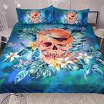 cool skull with hat bedding set bedroom decor d2114534