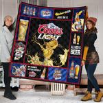 coors light all i need is beer funny gift quilt d2422716