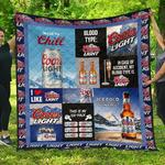 coors light funny gift for beer lover quilt d2422662