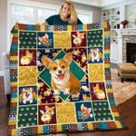 corgi bbb161023 quilt blanket d2445694