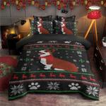 corgi christmas hm1611043t bedding sets d2209463