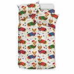 corgi christmas pattern cla28101026b bedding sets d2234862