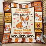 corgi dog clt1211004h quilt blanket d2481630