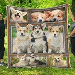 corgi la na la quilt blanket christmas christmas gifts merry christmas holiday gifts gift d2447491