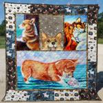 corgi woof woof corgi quilt blanket dhc04011520dd d2482829