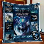 couple dragon this is us a little bit crazy a whole lot of love quilt blanket d2448275