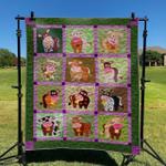 cow 2 dhccna0909 quilt blanket d2412240