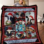 cow christmas dth161001hd quilt blanket d2445786