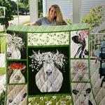 cow printed quilt blanket dhc1501621vt d2479820