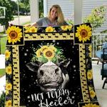 cow sunflower cl14100170mdq quilt blanket d2478912