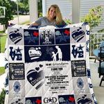 cowboys to my grandson love grandmom quilt d2423086