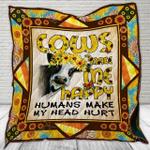 cows sunflower cl2100120mdq quilt blanket d2479062
