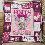 crazy goat lady quilt blanket great customized blanket gifts for birthday christmas thanksgiving 0