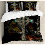cross tree grave skulls bedding set bedroom decor d2115506