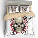crossed guitars 3d skull bedding set d2113814