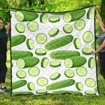 cucumber whole slices pattern dhcdhc dt1910 quilt blanket d2412067