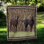 curly coated retriever friend quilt blanket dhc09122044dd d2446006
