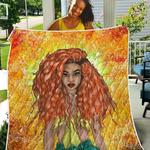 curly naptural hair art th2309175cl quilt blanket d2414117