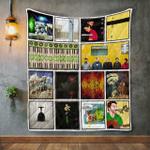 cursive album covers quilt blanket d2455270