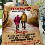 custom personalized name blanket gift for wife jfj quilt tfh d2452915