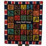 custom text native american symbol quilt for native americans d2484382