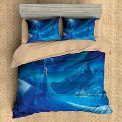 Frozen Elsa Amazing Disney Room Decor Bedding Set Duvet Cover With Pillowcase Meaningful Gift For Kids Friend Family Member Holiday Gift