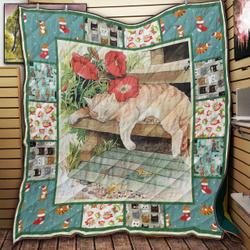 Cute Cat Loving You Quilt Blanket Dhc09121835Dd