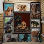 cute dachshund awesome ah quilt derqsq d2485819
