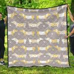 cute dachshund dog pattern dhcdhc dt1910 quilt blanket d2412199