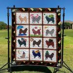cute dog 20 dhcld0909 quilt blanket d2412572