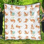 cute kangaroo pattern dhcdhc dt1910 quilt blanket d2412170