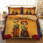 cute love skull printed bedding set bedroom decor d2115233