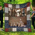 cute miniature schnauzer pets dog quilt blanket great customized blanket gifts for birthday 0