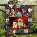 cute poodle pets dog quilt blanket great customized blanket gifts for birthday christmas d2413431