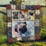 cute pug pets dog blanket th1807 quilt d2413986