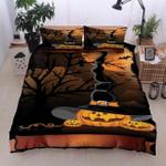 cute pumpkin halloween printed bedding set bedroom decor d2188711