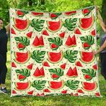 cute tropical watermelon cl17100224mdq quilt blanket d2448181