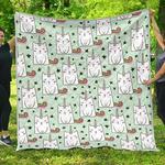 cute unicorn cat cl17100225mdq quilt blanket d2483117