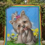 cute yorkshire hur quilt cysiye d2488118
