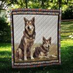 czechoslovakian wolfdog friend quilt blanket dhc09122047dd d2446505
